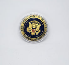 Load image into Gallery viewer, Trump 2024 Save America Again Seal President United States American Eagle Collectible Coin GOLD