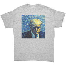 Load image into Gallery viewer, Trump Mug Shot Starry Night MAGA T-Shirt
