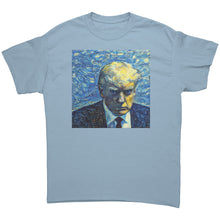 Load image into Gallery viewer, Trump Mug Shot Starry Night MAGA T-Shirt