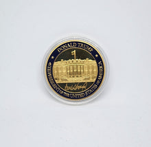 Load image into Gallery viewer, White House Donald Trump 45th President Presidential Seal Gold Collectible Coin