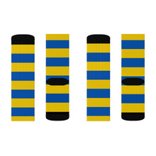 Load image into Gallery viewer, Ukraine Flag Striped Socks