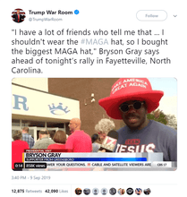 Load image into Gallery viewer, HUGE Foam MAGA Hat Make America Great Again Trump GIANT MAGA Hat - Trump Mug