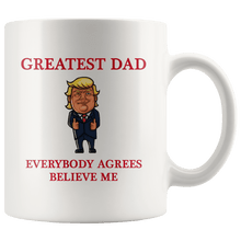 Load image into Gallery viewer, Greatest Dad Father Trump Thumbs Up Mug - Trump Mug