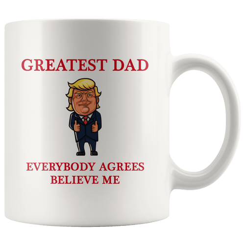 Greatest Dad Father Trump Thumbs Up Mug - Trump Mug