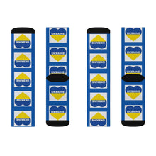 Load image into Gallery viewer, I Love Ukraine Heart Socks