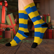 Load image into Gallery viewer, Ukraine Flag Striped Socks