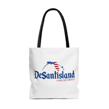 Load image into Gallery viewer, DeSantisland Ron DeSantis Florida Land of Liberty Tote Bag
