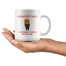 Load image into Gallery viewer, Greatest Dad Father Trump Thumbs Up Mug - Trump Mug