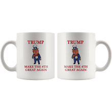 Load image into Gallery viewer, Trump Make The 4th Great Again MAGA Mug - Trump Mug