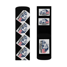 Load image into Gallery viewer, People's Trucker Convoy Let Freedom Roll Trucker Socks