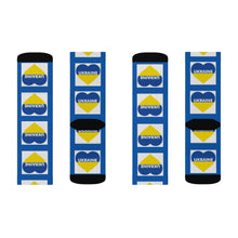 Load image into Gallery viewer, I Love Ukraine Heart Socks