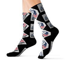 Load image into Gallery viewer, People's Trucker Convoy Let Freedom Roll Trucker Socks