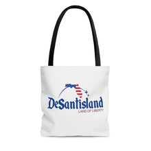 Load image into Gallery viewer, DeSantisland Ron DeSantis Florida Land of Liberty Tote Bag