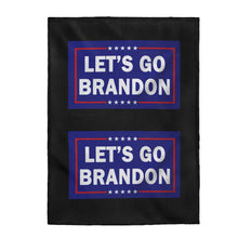 Load image into Gallery viewer, Let's Go Brandon Velveteen Plush Blanket