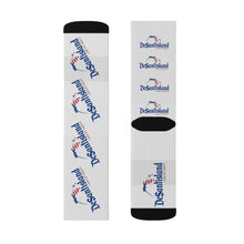 Load image into Gallery viewer, DeSantisland Ron DeSantis Florida Land of Liberty Socks