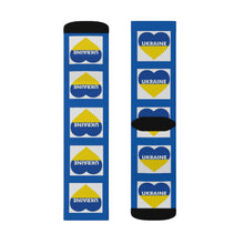 Load image into Gallery viewer, I Love Ukraine Heart Socks