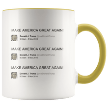Load image into Gallery viewer, Trump Tweet - Make America Great Again! Repeating MAGA Mug - Trump Mug