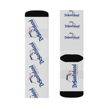 Load image into Gallery viewer, DeSantisland Ron DeSantis Florida Land of Liberty Socks