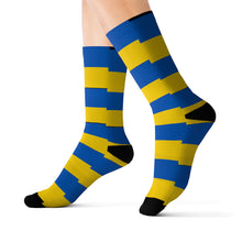 Load image into Gallery viewer, Ukraine Flag Striped Socks