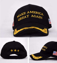Load image into Gallery viewer, MAGA Make America Great Again Donald Trump USA Flag Baseball Cap Hat BLACK OLIVE - Trump Mug