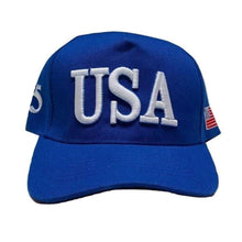 Load image into Gallery viewer, USA 45 MAGA Make America Great Again Donald Trump USA Flag Baseball Cap Hat BLUE - Trump Mug