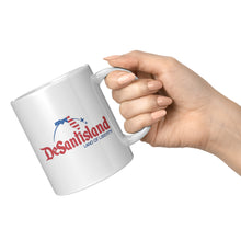 Load image into Gallery viewer, DeSantisland Ron DeSantis Florida Land of Liberty Mug RED Text
