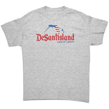Load image into Gallery viewer, DeSantisland Ron DeSantis Florida Land of Liberty RED Text T-Shirt