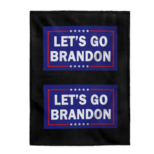 Load image into Gallery viewer, Let's Go Brandon Velveteen Plush Blanket