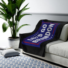 Load image into Gallery viewer, Let's Go Brandon Velveteen Plush Blanket