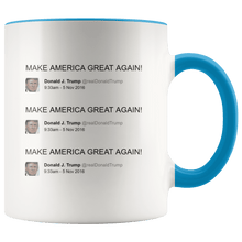 Load image into Gallery viewer, Trump Tweet - Make America Great Again! Repeating MAGA Mug - Trump Mug