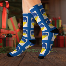 Load image into Gallery viewer, I Love Ukraine Heart Socks