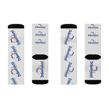 Load image into Gallery viewer, DeSantisland Ron DeSantis Florida Land of Liberty Socks