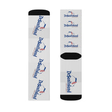 Load image into Gallery viewer, DeSantisland Ron DeSantis Florida Land of Liberty Socks