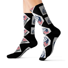 Load image into Gallery viewer, People's Trucker Convoy Let Freedom Roll Trucker Socks
