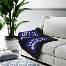 Load image into Gallery viewer, Let's Go Brandon Velveteen Plush Blanket