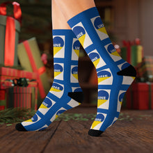 Load image into Gallery viewer, I Love Ukraine Heart Socks