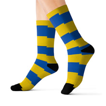 Load image into Gallery viewer, Ukraine Flag Striped Socks