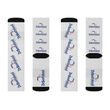 Load image into Gallery viewer, DeSantisland Ron DeSantis Florida Land of Liberty Socks