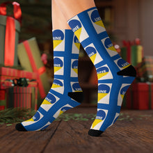 Load image into Gallery viewer, I Love Ukraine Heart Socks