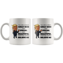 Load image into Gallery viewer, Great Mom Mother Trump Mug - Trump Mug
