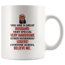 Load image into Gallery viewer, Great Husband Trump Mug - Trump Mug