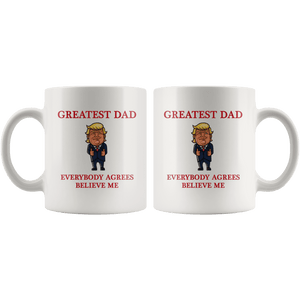 Greatest Dad Father Trump Thumbs Up Mug - Trump Mug