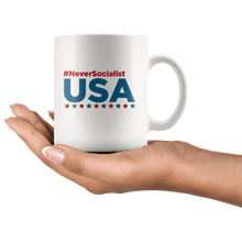 Load image into Gallery viewer, Never Socialist USA Trump MAGA Mug - Trump Mug