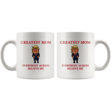 Load image into Gallery viewer, Greatest Mom Mother Trump Thumbs Up Mug - Trump Mug
