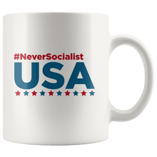 Load image into Gallery viewer, Never Socialist USA Trump MAGA Mug - Trump Mug