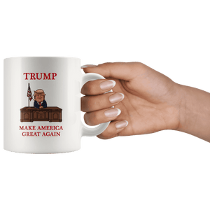 Trump Desk Make America Great Again MAGA Mug - Trump Mug
