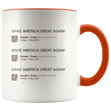 Load image into Gallery viewer, Trump Tweet - Make America Great Again! Repeating MAGA Mug - Trump Mug