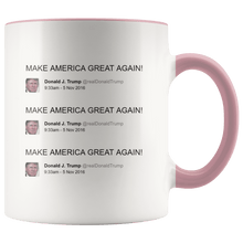 Load image into Gallery viewer, Trump Tweet - Make America Great Again! Repeating MAGA Mug - Trump Mug