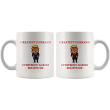 Load image into Gallery viewer, Greatest Husband Trump Thumbs Up Mug - Trump Mug