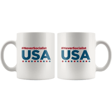 Load image into Gallery viewer, Never Socialist USA Trump MAGA Mug - Trump Mug